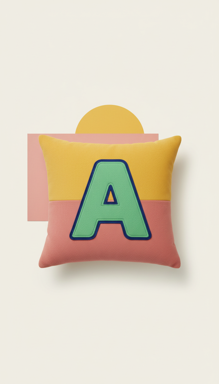 Custom Name Cushion In Soft Cotton