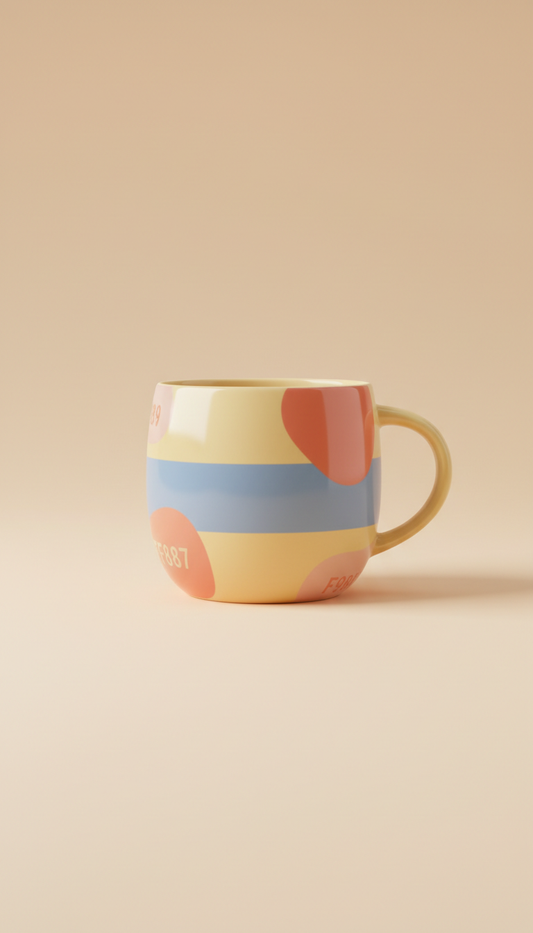 Ceramic Mug with Name Artwork
